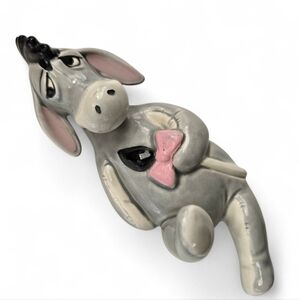 Vintage 1960s–70s Disney Eeyore Ceramic Figurine Japan Winnie the Pooh 6”